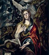 GRECO, El Penitent Magdalen oil painting on canvas